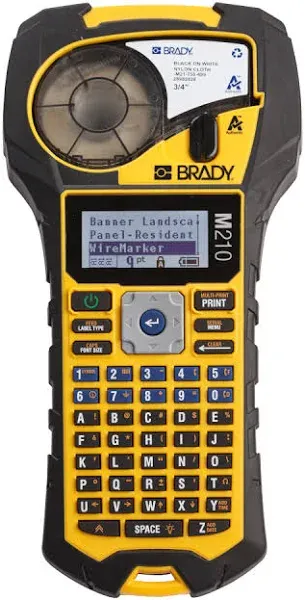 Brady M210 Handheld Label Printer Kit