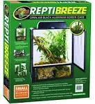 Zoo Med ReptiBreeze Open Air Aluminum Screen Black Cage - Small