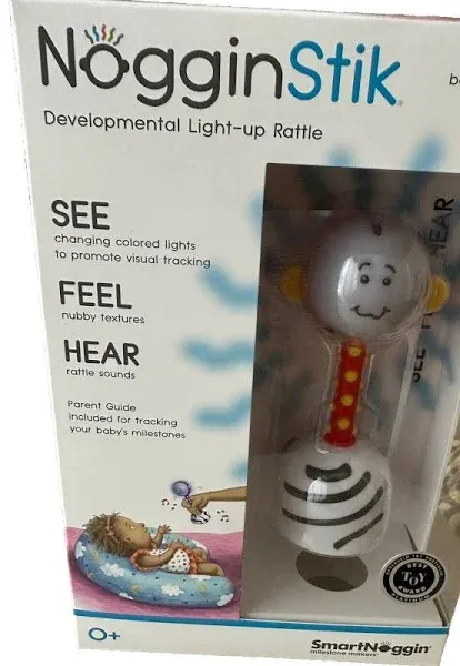 SmartNoggin NogginStik Developmental Light Up Rattle