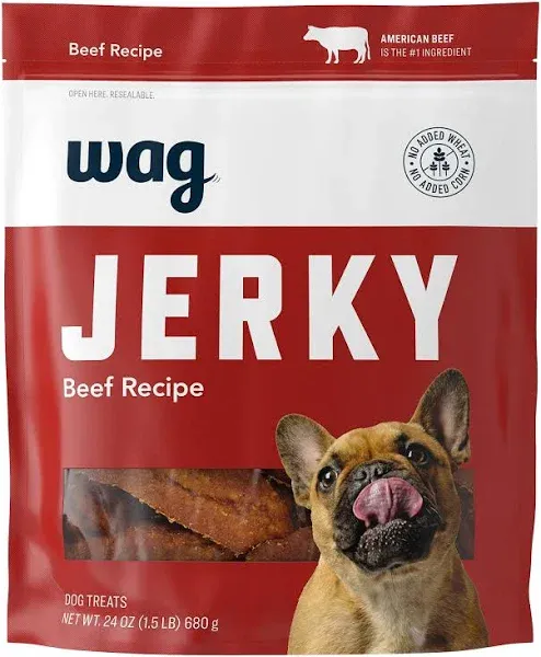 Wag Amazon Brand Wag Soft & Tender American Jerky Dog Treats