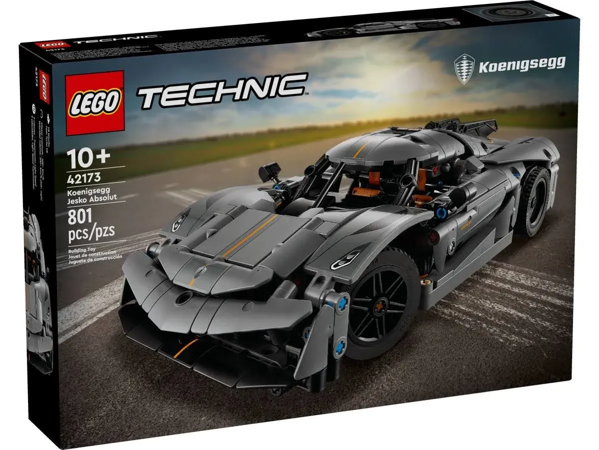 Lego 42173 Koenigsegg Jesko Absolut Grey Hypercar