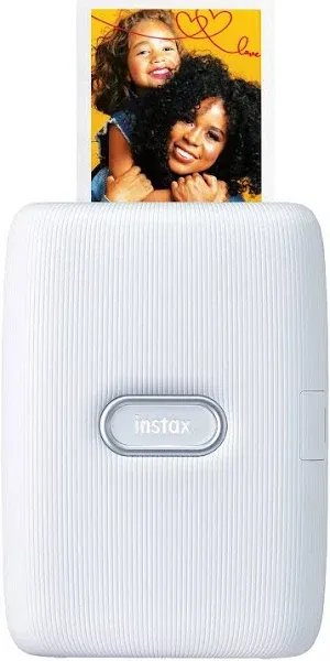 Fujifilm Instax Mini Link Smartphone Printer - Ash White (No Micro Mini Cord)