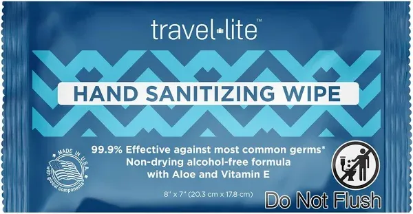 Diamond Wipes Travel Lite Alcohol-Free Hand Wipes