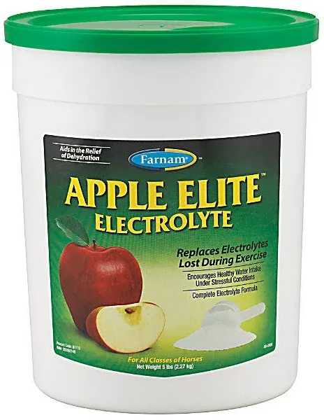 Apple Elite Electrolyte Supplement For Horses, 5-Lbs.