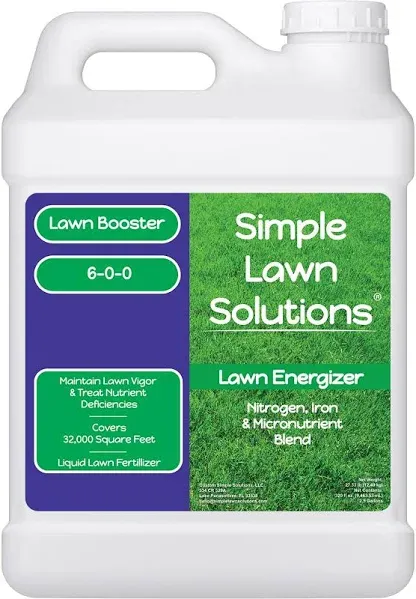 Lawn Booster: Lawn Energizer Iron & Nitrogen Blend (2.5 Gallon)