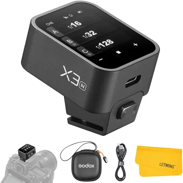 Godox X3 N Touchscreen TTL Wireless Flash Trigger for Nikon