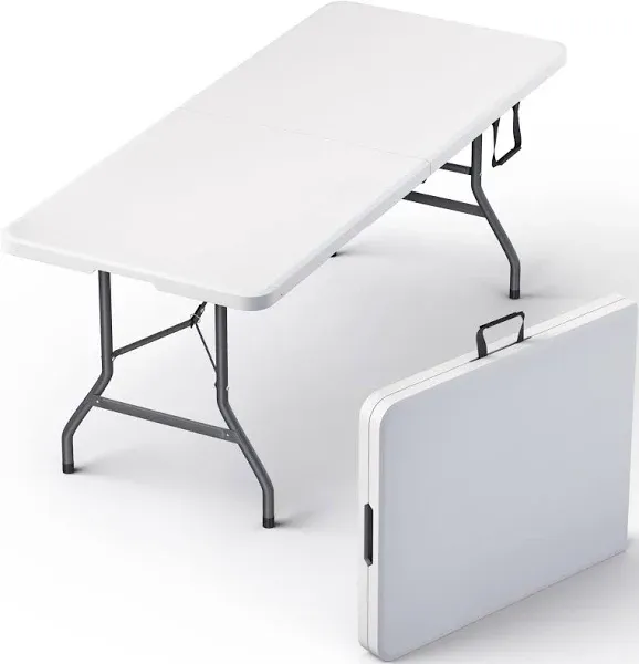 VINGLI 6 Foot Portable Long Table