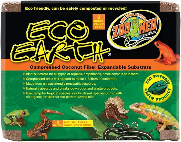 Zoo Med Eco Earth Coconut Fiber Substrate