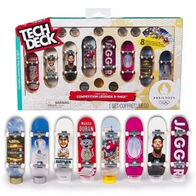 Tech Deck Competition Legends 8-Pack - Olympic Games Paris 2024