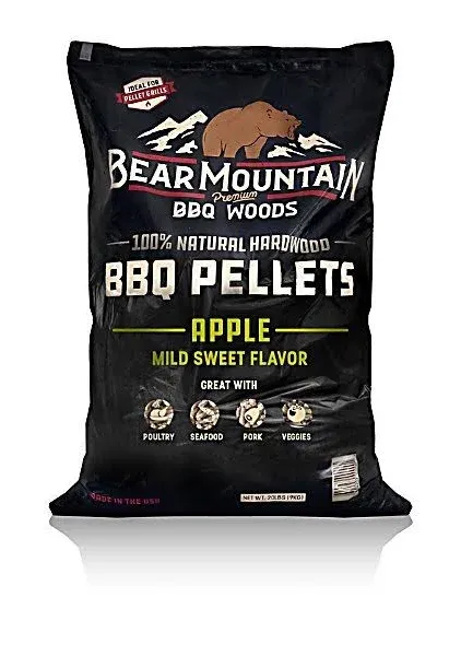 Bear Mountain Apple BBQ Wood Pellets