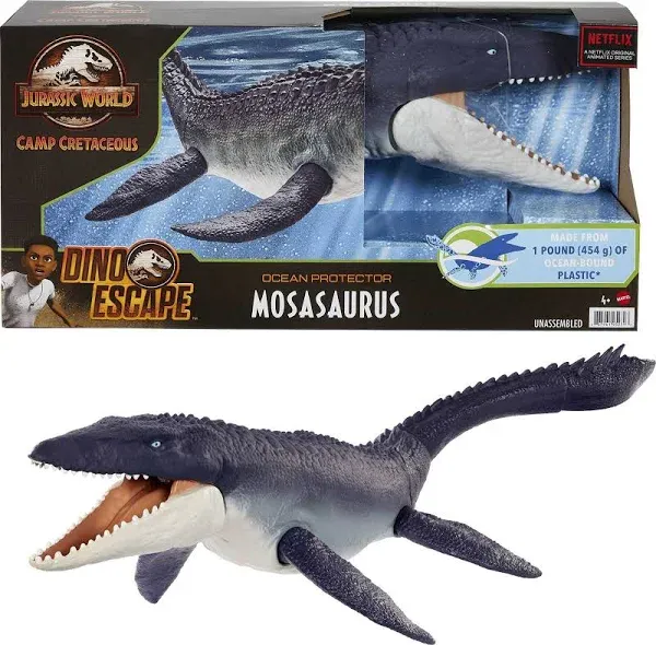 Jurassic World Dominion Ocean Protector Mosasaurus Dinosaur New Mattel Toy New