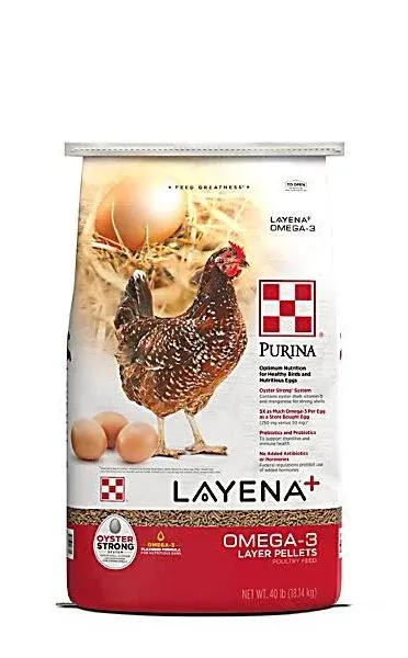 Purina Layena Plus Omega-3 Hen Feed