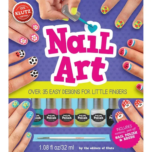 Klutz K580264 Nail Art Book Kit