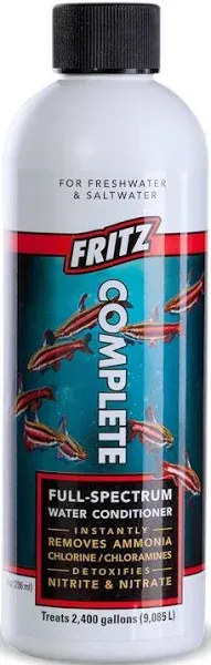 FRITZ AQUATIC COMPLETE WATER CONDITIONER 8-16OZ FOR AQUARIUM FISH TANK