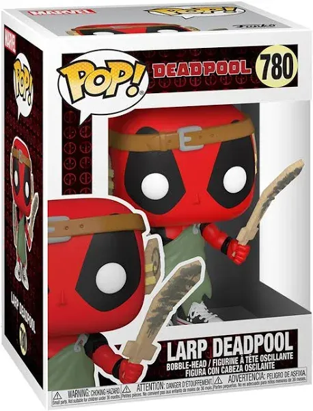 Funko POP! Marvel Deadpool Vinyl Figure #780 [LARP Nerd]