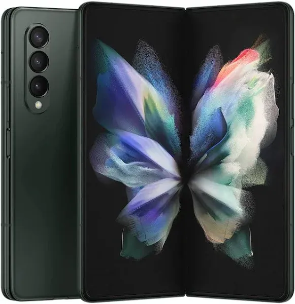 Samsung - Galaxy Z Fold3 5G 256GB(Unlocked) - Phantom Green