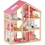 Tiny Land Love Dollhouse with 30 Furniture