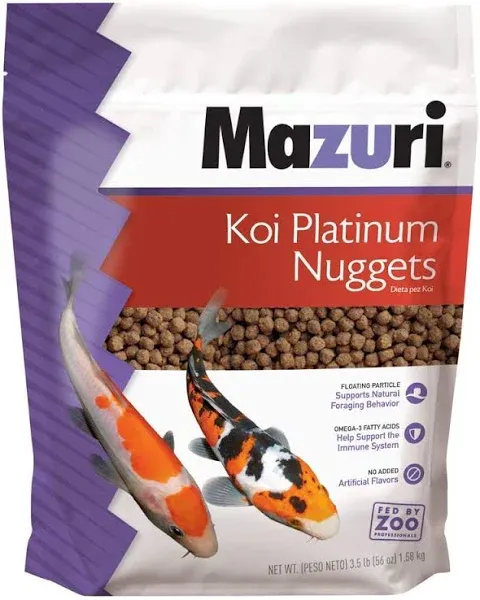 Mazuri Koi Platinum Nuggets Fish Food