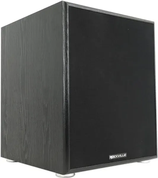 Rockville Rock Shaker 12" Inch Black 800w Powered Home Theater Subwoofer Sub | Reverb