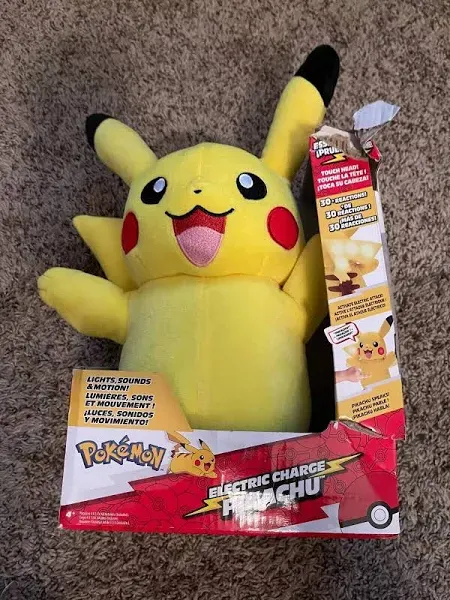 Pokemon Electric Charge Pikachu Plush