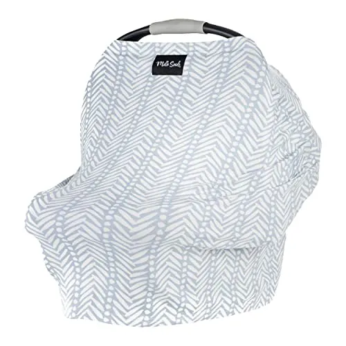 Milk Snob Black and White Signature Stripe Nursing Cover