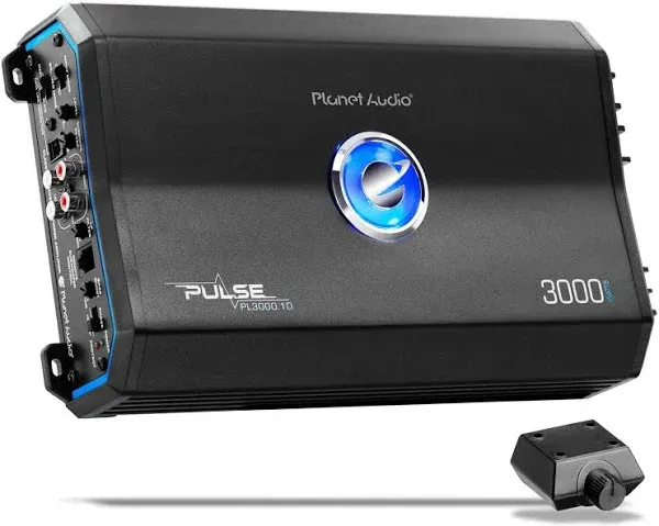 Planet Audio Pl3000.1d Pulse Series Class D Monoblock Amplifier 3000W Max