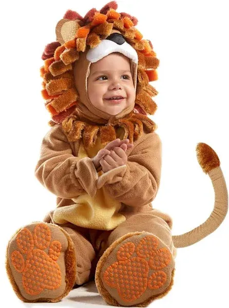 Spooktacular Creations Halloween Baby Lion Costume Toddler Set with Toy Zebra for Kids Deluxe Realistic Halloween Dress Up