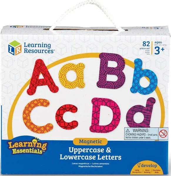 Learning Resources Magnetic Uppercase & Lowercase Letters