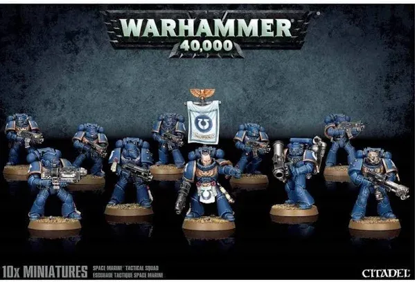 Warhammer Tactical Squad Space Marines