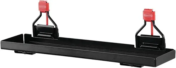 Rubbermaid Shed Accessories Small Shelf, Individual, Black