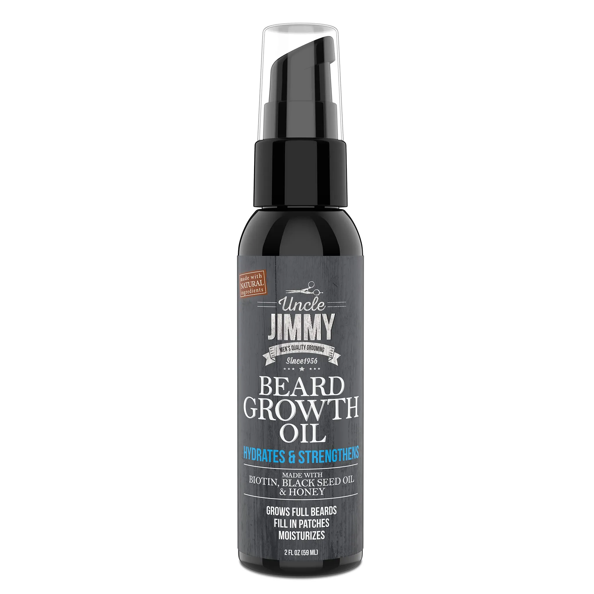 Uncle Jimmy Beard Growth Oil Cool Oak 2 oz