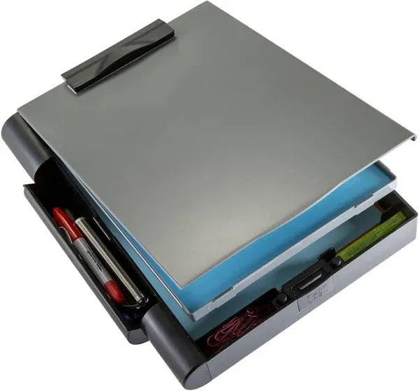 OfficeMate Recycled Double Storage Clipboard/Forms Holder