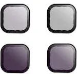 TELESIN 4-Pack Lens Filter CPL ND8 ND16 ND32 Compatible for GoPro Hero 12 Hero 11 Hero 10 Hero 9 Black, Neutral Density and Polarizing Lens Filter