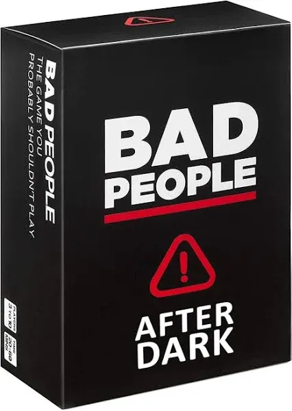 BAD PEOPLE, RED Expansion Pack, (100 NEW Question Cards) - The Party Game