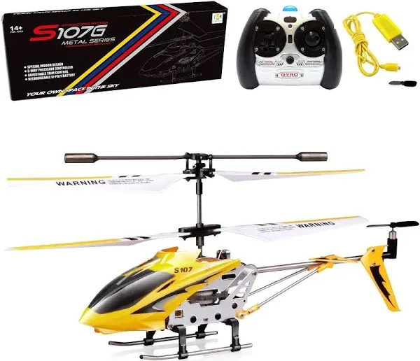 Syma S107 S107G RC Helicopter Phantom Metal 3.5CH Remote Control Toys with Gyro