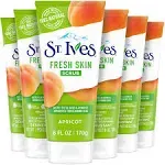 2 Pack St.Ives Naturally Clear Fresh Skin Apricot Exfoliant Scrub 6 Oz Each