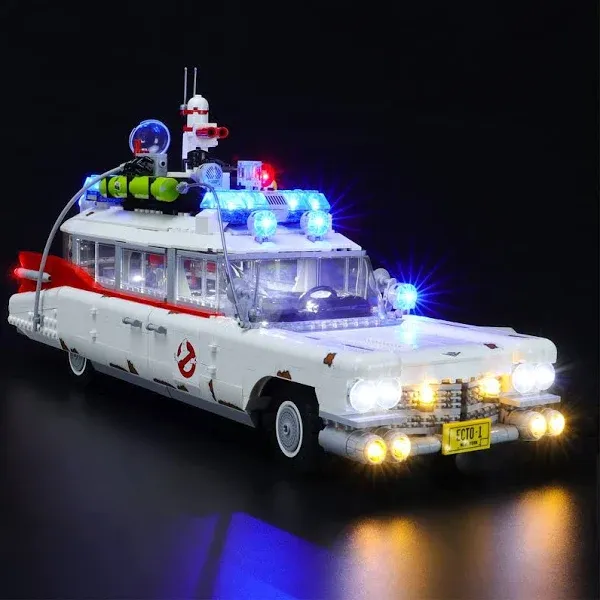 USB Light Kit for LEGO Ghostbusters ECTO-1 Bricks 10274-(NOT Include LEGO Brick)