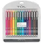 TUL GL Series Retractable Gel Pens, Medium Point, 0.7 mm, Assorted Barrel Colors, Assorted Candy Ink Colors, Pack of 14 Pens