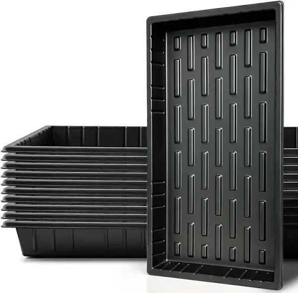 Growing Trays, 1020 Plant Nursery Trays Heavy Duty Seed 1020 Tray-10P TD538