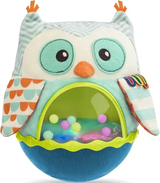 B. toys B. Baby Owl Be Back Baby Toy Crawling Tummy Time