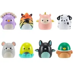 Squishmallow Long Squish pack 8 mini figures Style 4 3 cm