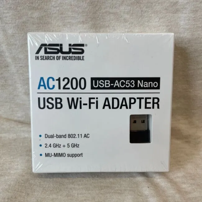 Asus USB-AC53 NANO AC1200 Dual-Band USB Wi-Fi Adapter