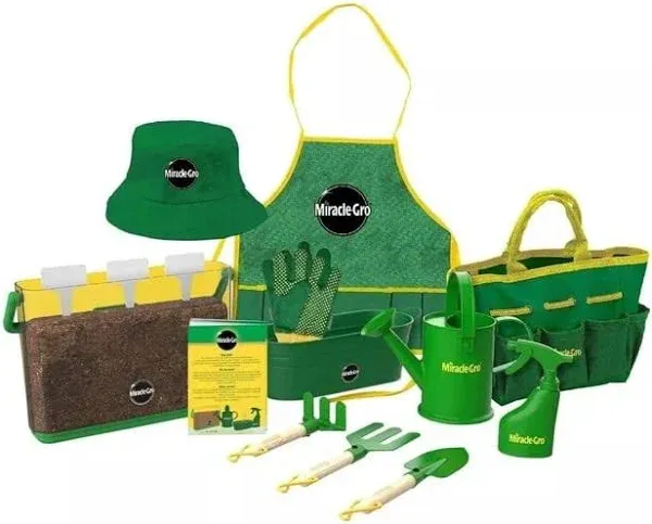 Miracle Gro Kids’ Garden 23 Piece Tool Set, SGH035-MG