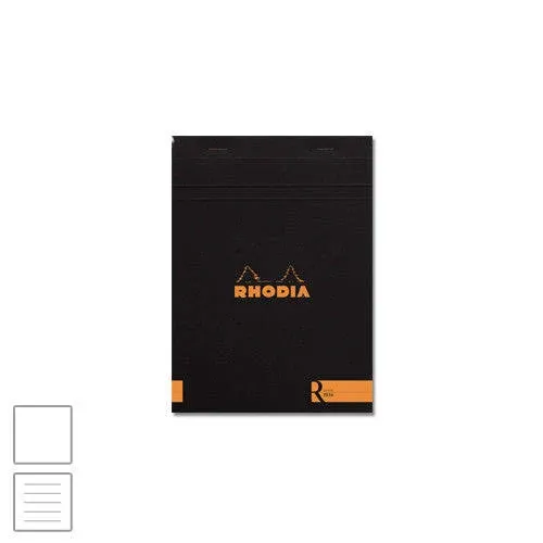 Rhodia No. 16 Premium Notepad - A5, Lined - Black