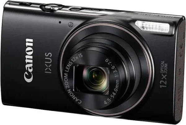 Canon PowerShot IXUS 285 / ELPH 360 HS 12x Optical Zoom Digital Camera (Silver)