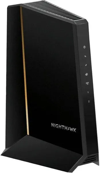 Netgear - Nighthawk Mid/High-Split Docsis 3.1 Cable Modem - Black