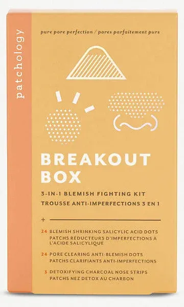 Patchology Breakout Box 3-in-1 Acne Treatment Kit