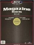 BCW-BBMAG - Magazine Size Backing Boards - White - (100 Boards)