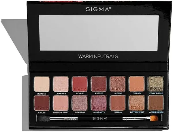 Sigma Beauty Warm Neutrals Eye Shadow Palette