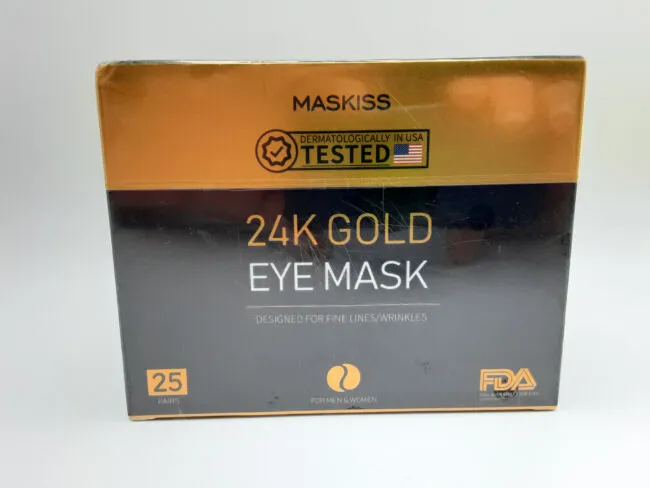 Maskiss 24K Gold Under Eye Patches 50 Pairs Eye Mask Collagen Skin Care Products Eye Patches for Puffy Eyes Eye Masks for